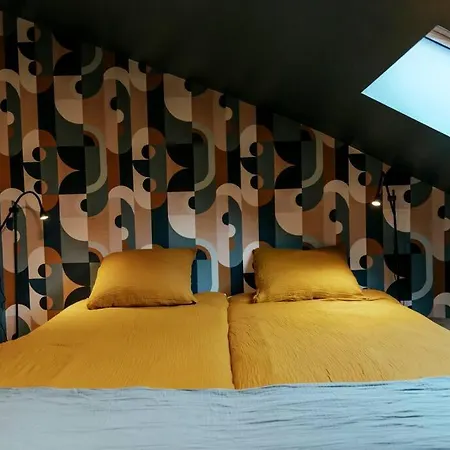 Le Retro Chic - Grand Duplex Pour 6 Dans Le Centre 아파트 *